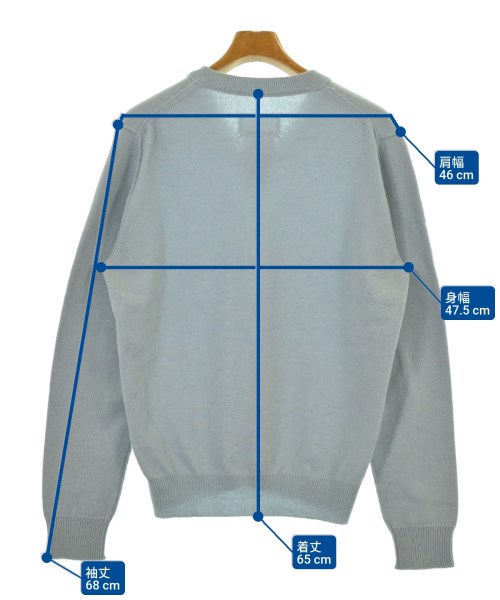 Maison Margiela（メゾンマルジェラ）ニット・セーター 青 サイズ:M メンズ/2200640089139