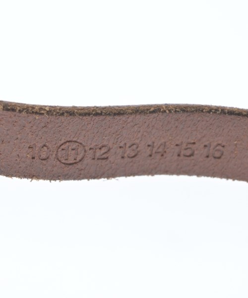 Maison Margiela（メゾンマルジェラ）ベルト 茶 サイズ:- メンズ/2200644249225