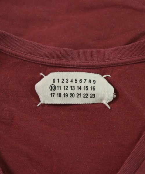 Maison Margiela（メゾンマルジェラ）Tシャツ・カットソー 赤 サイズ:46(M位) メンズ/2200644309035