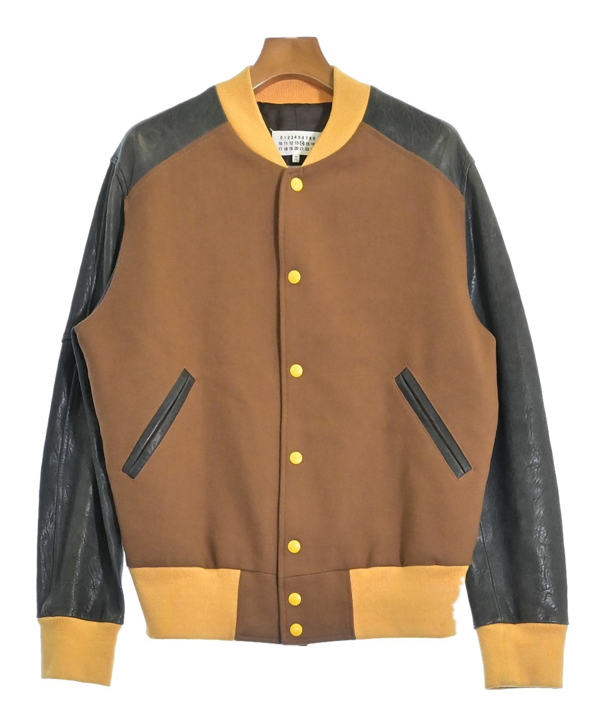 Maison Margiela（メゾンマルジェラ）スタジャン 茶 サイズ:48(L位