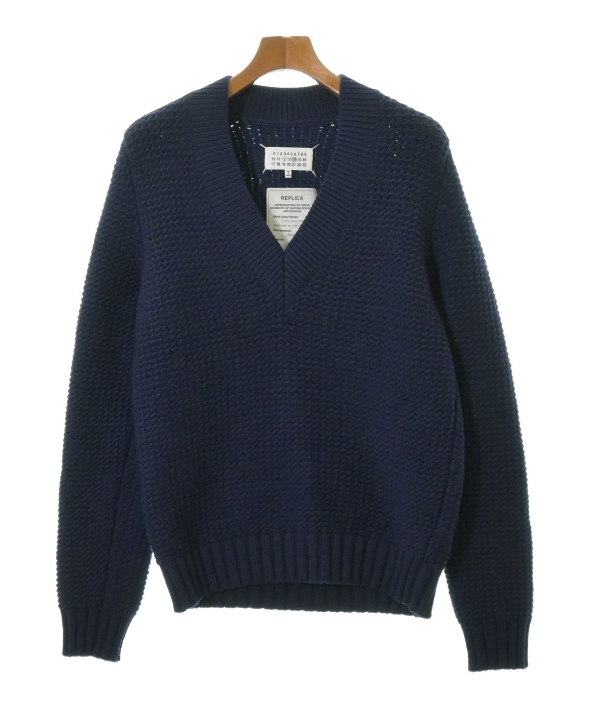 Maison Margiela メゾンマルジェラ ニット・セーター M 紺 【古着】【中古】【送料無料】 Maison Margiela メゾンマルジェラ ニット・セーター S 紺 【古着