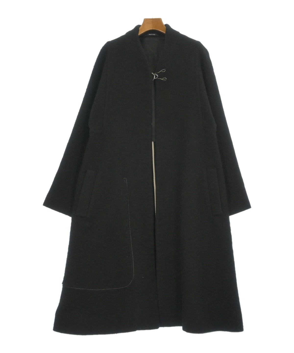 （激レア・定価50万円超）21SS メゾンマルジェラ　ロングコート Maison Margiela（メゾンマルジェラ）ステンカラーコート 黒