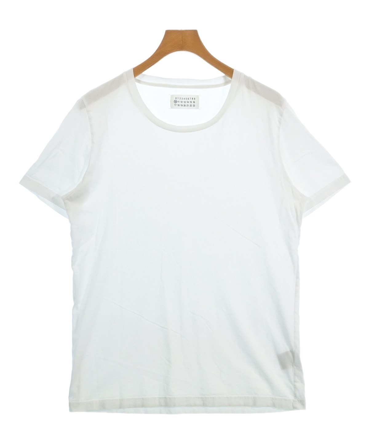 Maison Margiela メゾンマルジェラ Tシャツ・カットソー S 白 【古着】【中古】【送料無料】 中古・古着通販】Maison Margiela (メゾンマルジェラ) Tシャツ