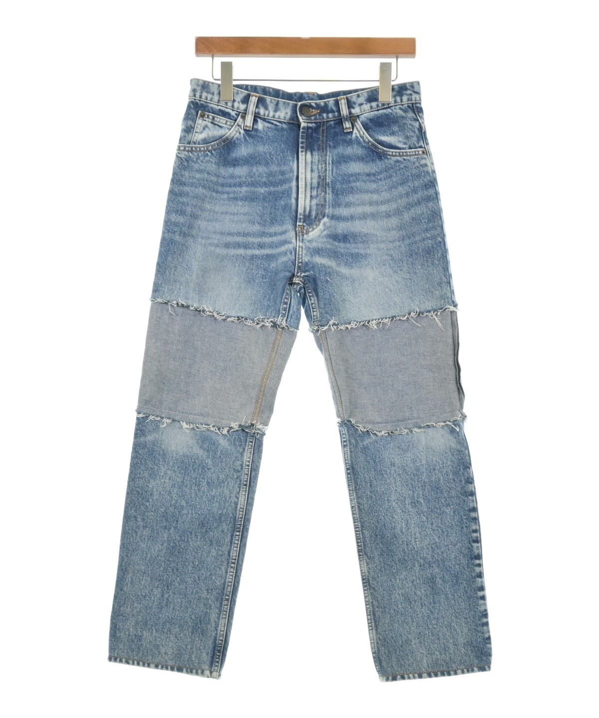 ☆えーきちさま専用です☆デニム裏地 Floral Embossed Flare Jeans - blue - Mame Kurogouchi