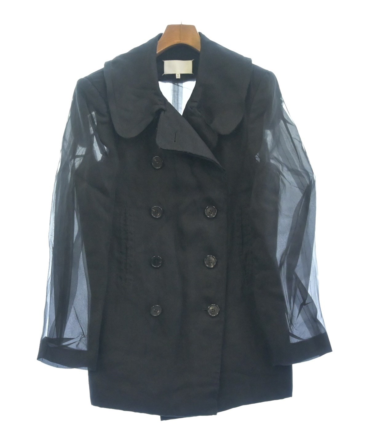 Maison Margiela(メゾンマルジェラ)ピーコート 黒 サイズ:36(XS位 Maison Margiela(メゾンマルジェラ)ピーコート 黒 サイズ:36(XS位