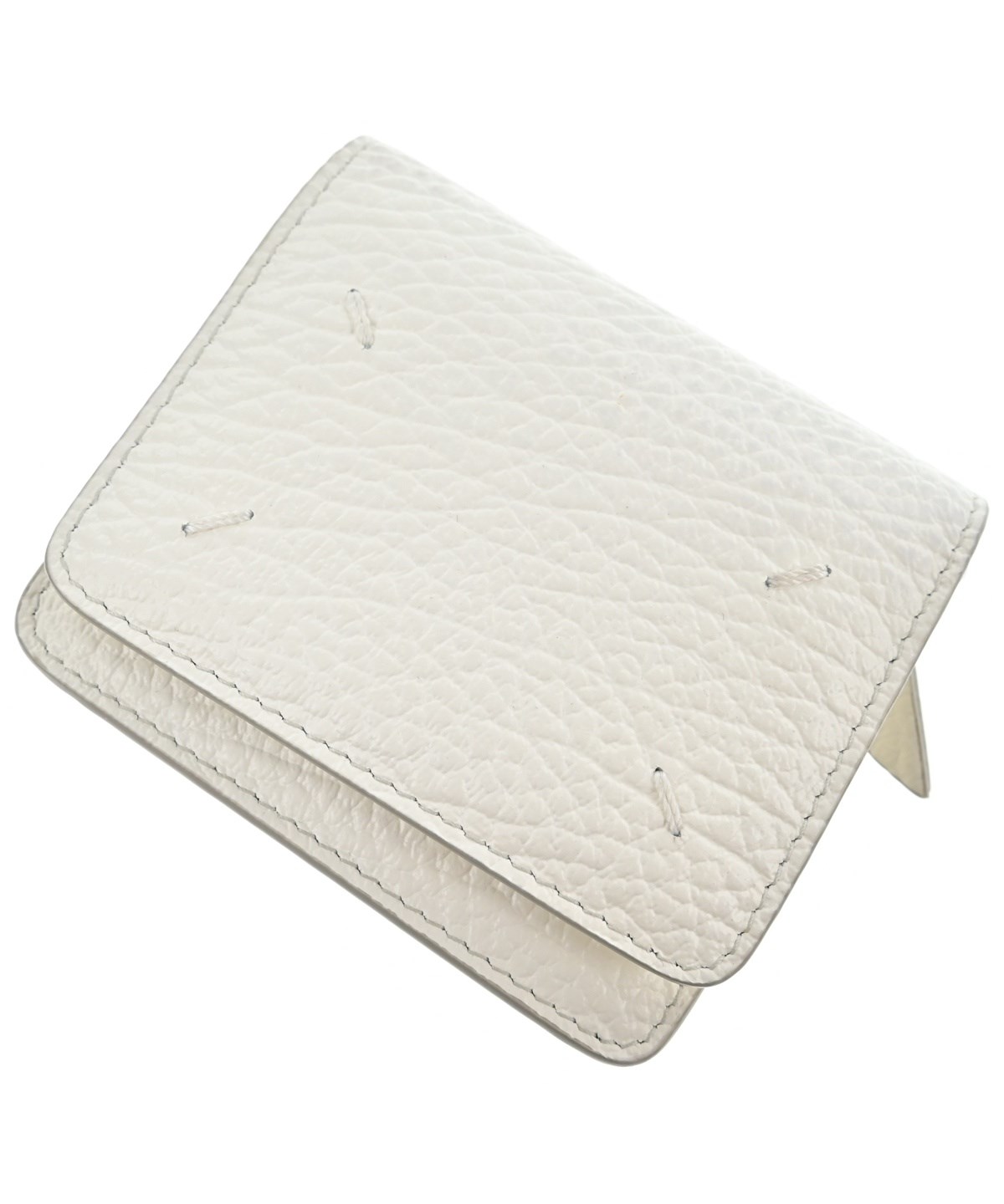 新品 メゾンマルジェラ レザー がま口 コイン パース ホワイト ケース 財布 新品 メゾンマルジェラ レザー がま口 パース ホワイト ケース