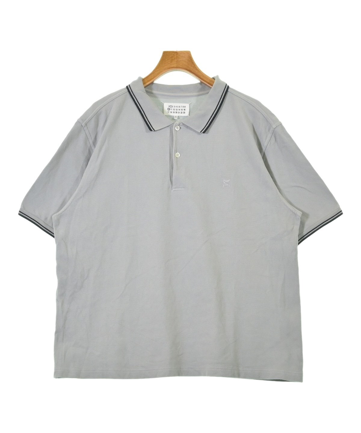 Maison Margiela（メゾンマルジェラ）ポロシャツ グレー サイズ:XL