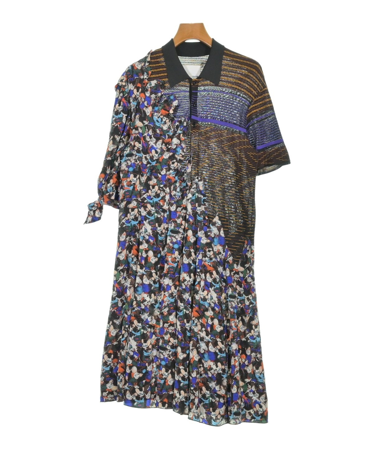 Maison Margiela（メゾンマルジェラ）ワンピース 黒 サイズ:36(XS位