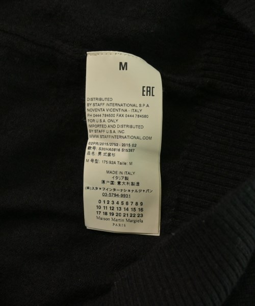 Maison Margiela（メゾンマルジェラ）カーディガン 黒 サイズ:M メンズ/2200622681047