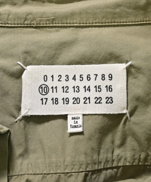 Maison Margiela（メゾンマルジェラ）カジュアルシャツ カーキ サイズ:38(S位) メンズ/2200623289013