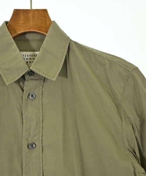 Maison Margiela（メゾンマルジェラ）カジュアルシャツ カーキ サイズ:38(S位) メンズ/2200623289013
