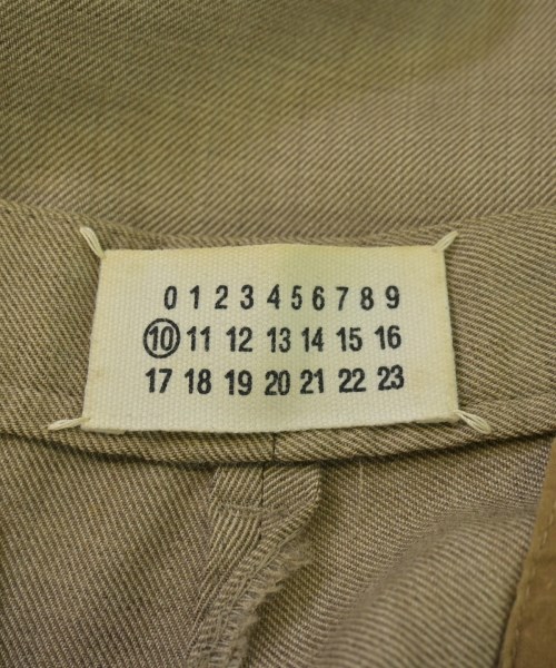 Maison Margiela（メゾンマルジェラ）スラックス ベージュ サイズ:44(S位) メンズ/2200623437131
