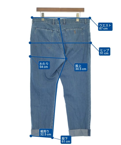 Maison Margiela（メゾンマルジェラ）デニムパンツ 青 サイズ:48(L位) メンズ/2200623507070