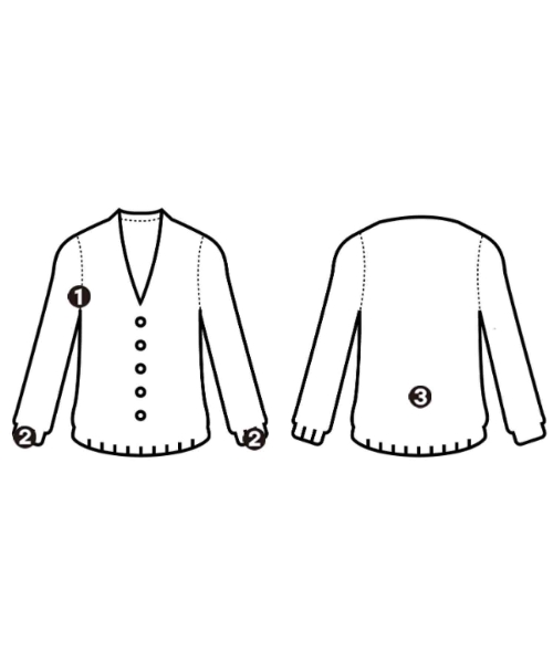 Maison Margiela（メゾンマルジェラ）カーディガン 紺 サイズ:S メンズ/2200623387016