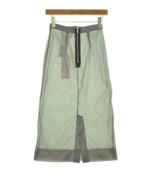 Maison Margiela（メゾンマルジェラ）ひざ丈スカート グレー サイズ:38(S位) レディース/2200623712115