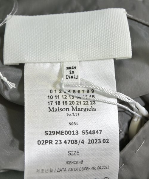 Maison Margiela（メゾンマルジェラ）ひざ丈スカート グレー サイズ:38(S位) レディース/2200623712115
