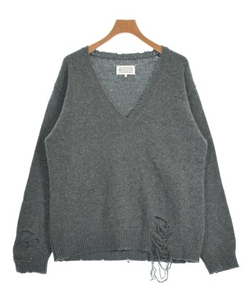 マルジェラ クラシック無地スセーター　チャコールグレー Maison Margiela（メゾンマルジェラ）ニット・セーター グレー サイズ