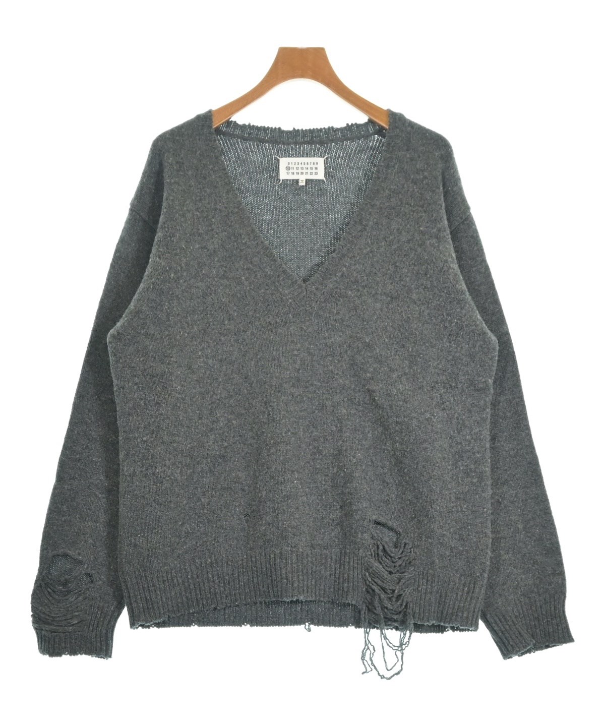 Maison Margiela（メゾンマルジェラ）ニット・セーター グレー サイズ