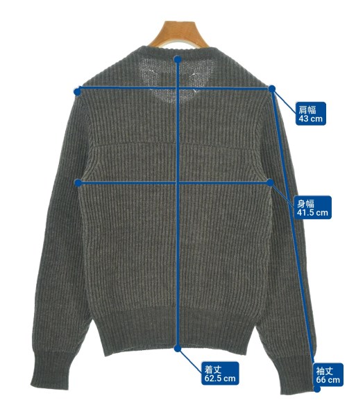 Maison Margiela（メゾンマルジェラ）ニット・セーター グレー サイズ:S メンズ/2200624517023