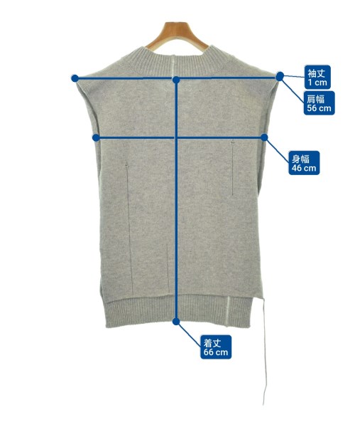 Maison Margiela（メゾンマルジェラ）ベスト グレー サイズ:S メンズ/2200624624035