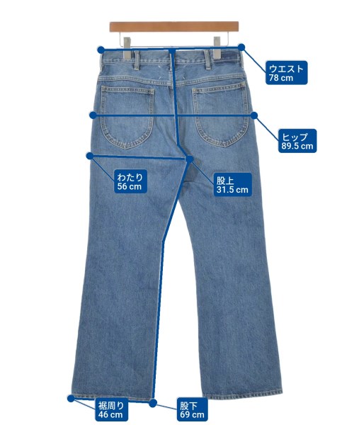 Maison Margiela（メゾンマルジェラ）デニムパンツ 青 サイズ:30(M位) メンズ/2200624640011