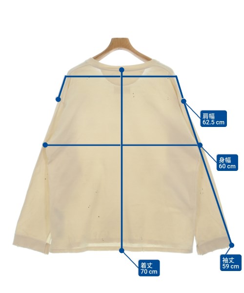 Maison Margiela（メゾンマルジェラ）Tシャツ・カットソー ベージュ サイズ:L メンズ/2200618360239