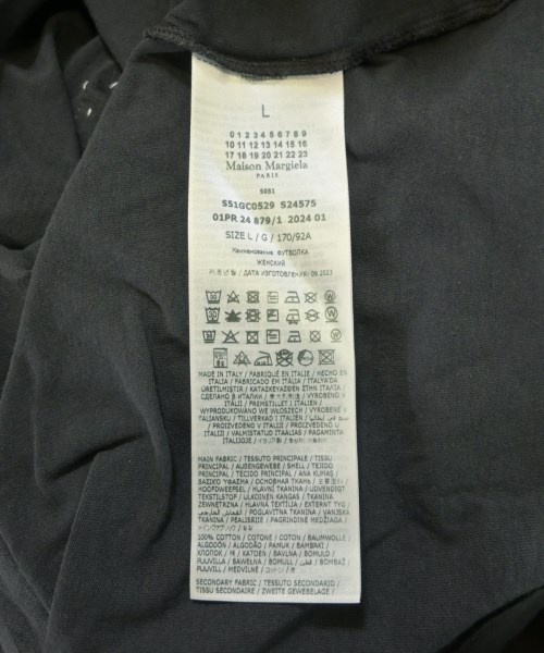Maison Margiela（メゾンマルジェラ）Tシャツ・カットソー 黒 サイズ:L メンズ/2200618360314