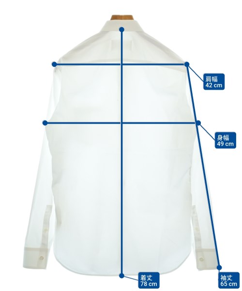 Maison Margiela（メゾンマルジェラ）カジュアルシャツ 白 サイズ:39(M位) メンズ/2200626095048