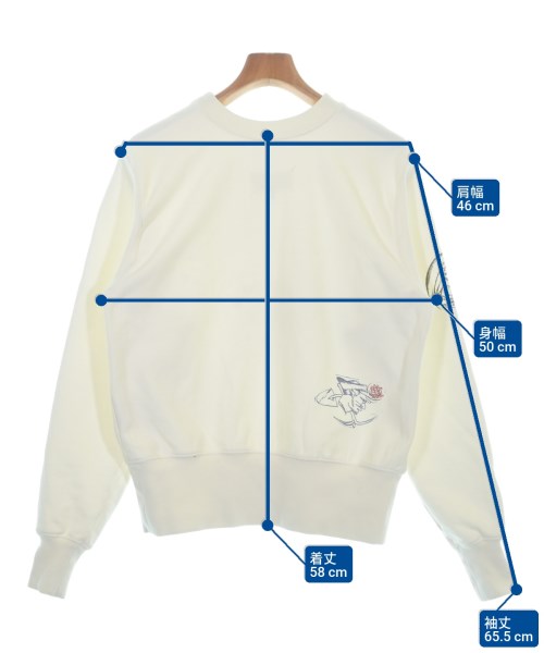 Maison Margiela（メゾンマルジェラ）スウェット 白 サイズ:46(M位) メンズ/2200624698050