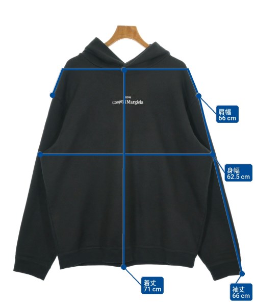 Maison Margiela（メゾンマルジェラ）パーカー 黒 サイズ:48(L位) メンズ/2200625246014