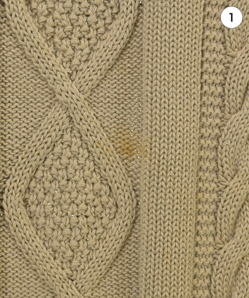 Maison Margiela（メゾンマルジェラ）ニット・セーター ベージュ サイズ:M メンズ/2200627048036