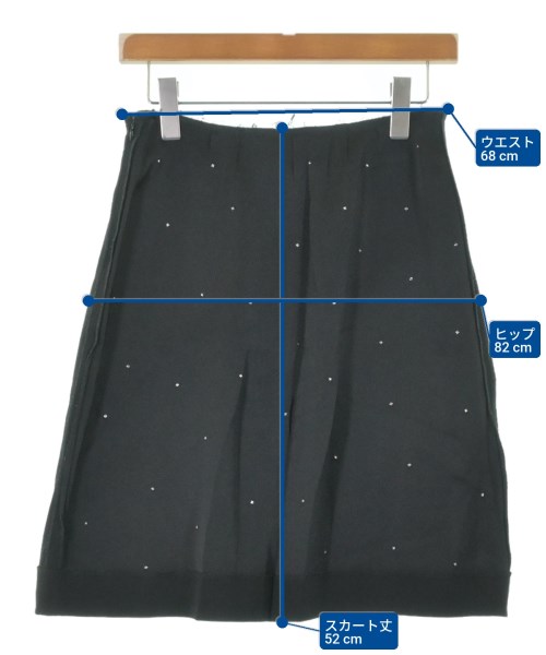 Maison Margiela（メゾンマルジェラ）ミニスカート 黒 サイズ:38(S位) レディース/2200627320033