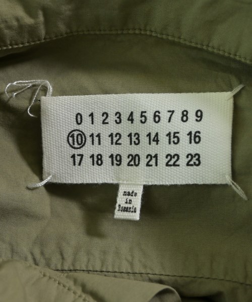 Maison Margiela（メゾンマルジェラ）カジュアルシャツ カーキ サイズ:38(S位) メンズ/2200627406065