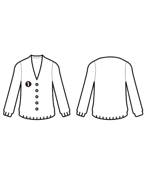 Maison Margiela（メゾンマルジェラ）カーディガン 黄 サイズ:-(S位) レディース/2200627877018