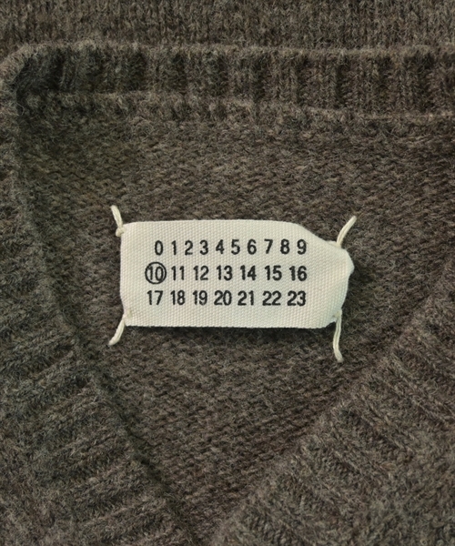Maison Margiela（メゾンマルジェラ）ニット・セーター 茶 サイズ:M メンズ/2200628092038