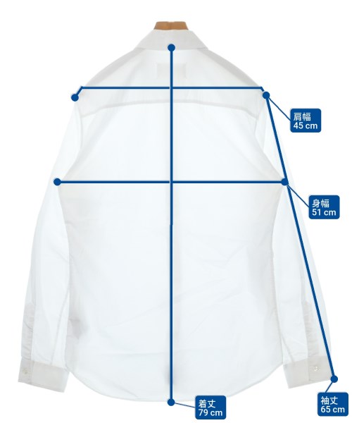 Maison Margiela（メゾンマルジェラ）カジュアルシャツ 白 サイズ:48(L位) メンズ/2200628257031