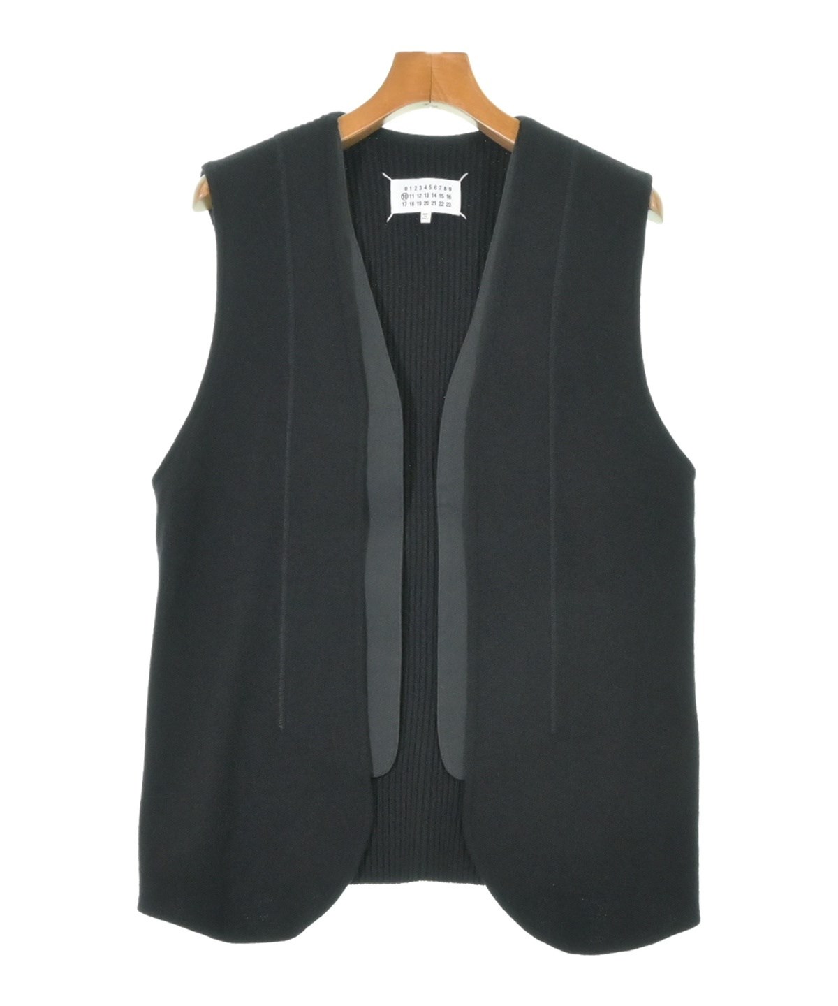 Maison Margiela マルジェラ レザー ベスト ブラック 中古・古着通販】Maison Margiela (メゾンマルジェラ) REPLICAレザー