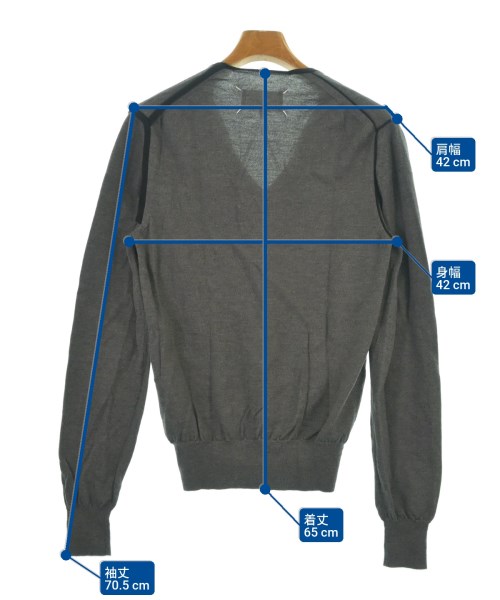 Maison Margiela（メゾンマルジェラ）ニット・セーター グレー サイズ:S メンズ/2200628627117