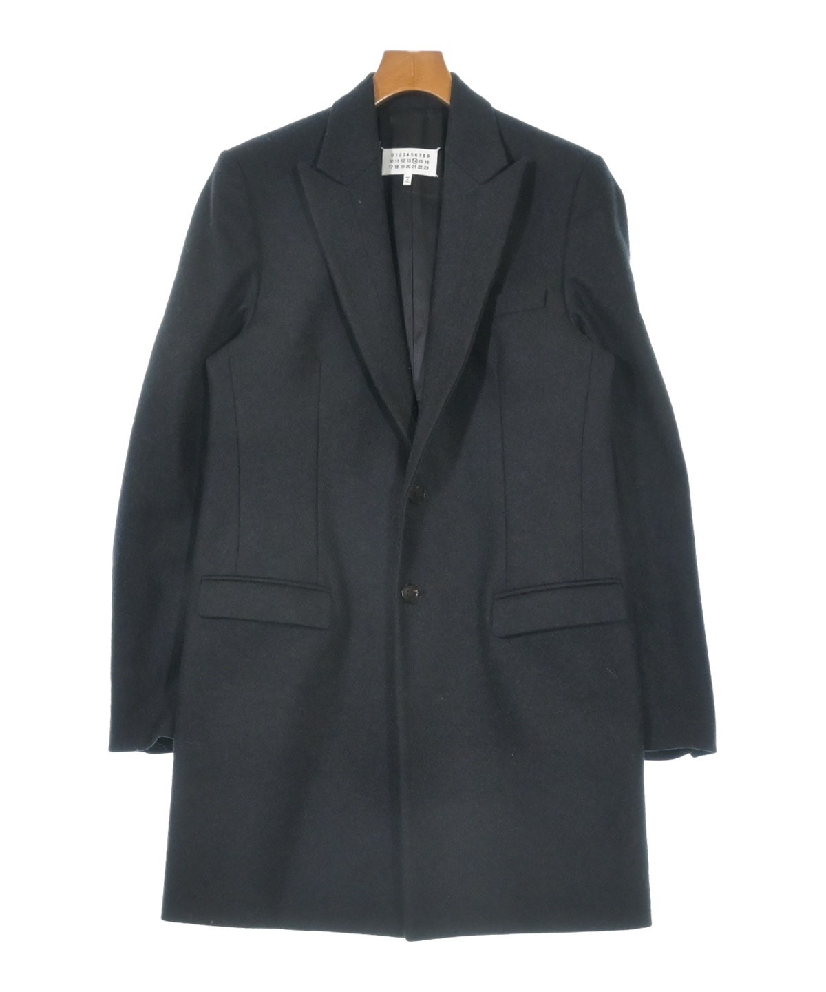 Maison Margiela（メゾンマルジェラ）チェスターコート 黒 サイズ:46(M