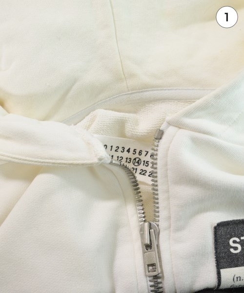 Maison Margiela（メゾンマルジェラ）パーカー 白 サイズ:46(M位) メンズ/2200629118041