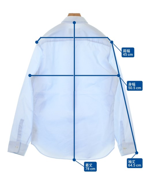 Maison Margiela（メゾンマルジェラ）カジュアルシャツ 青 サイズ:40(L位) メンズ/2200629193024