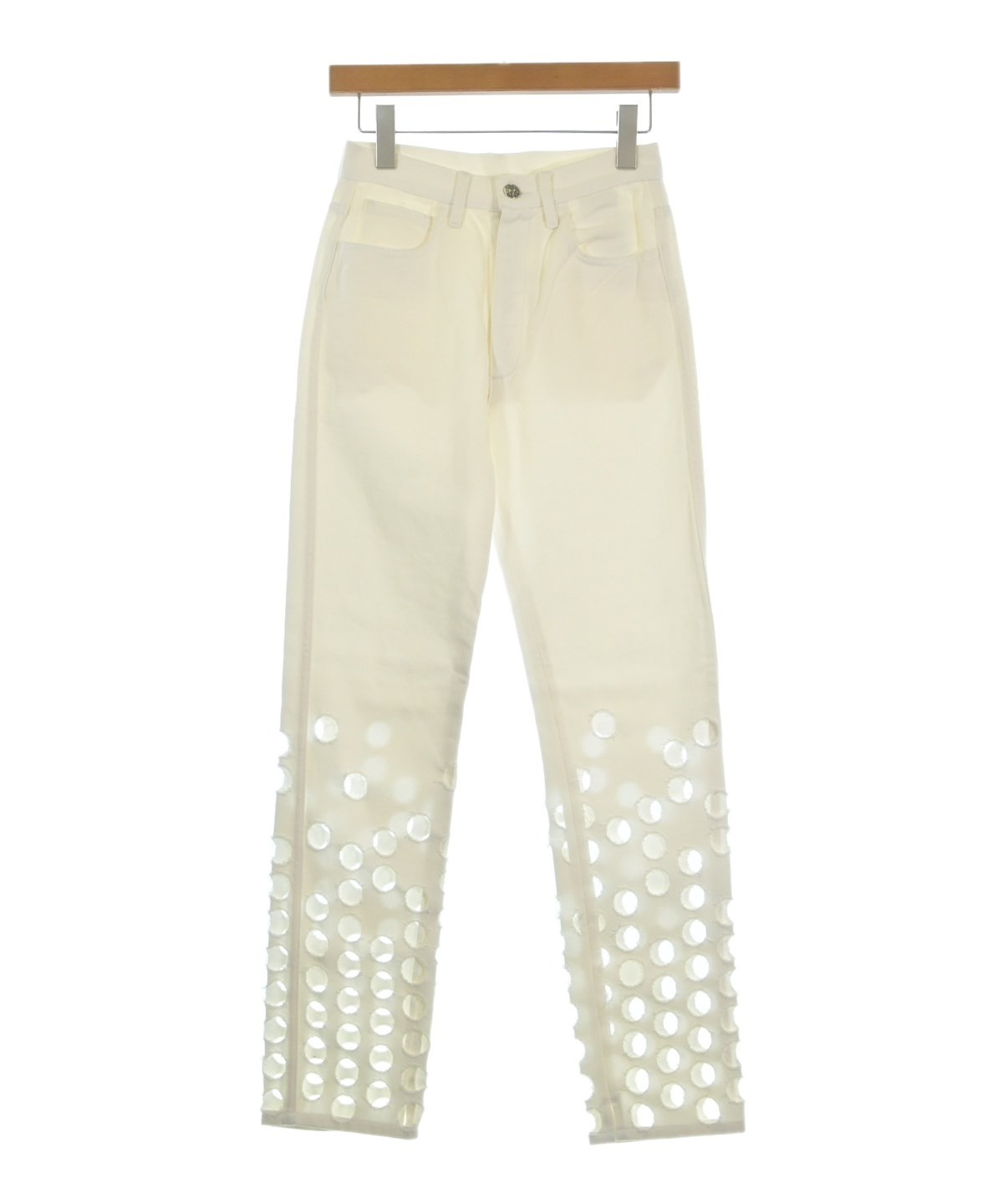 HERMES パンツ　マルジュラ期　ホワイト　サイズ36 Maison Margiela（メゾンマルジェラ）デニムパンツ 白 サイズ:36(XS位