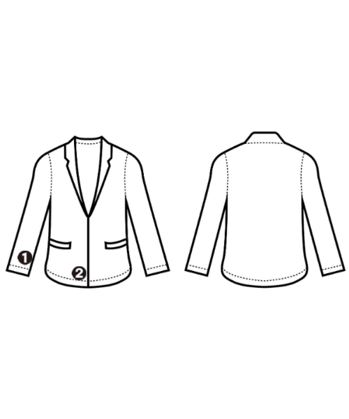 Maison Margiela（メゾンマルジェラ）カジュアルジャケット 青 サイズ:36(XS位) レディース/2200632303014