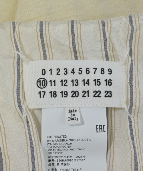 Maison Margiela（メゾンマルジェラ）ベスト 白 サイズ:S メンズ/2200614045192