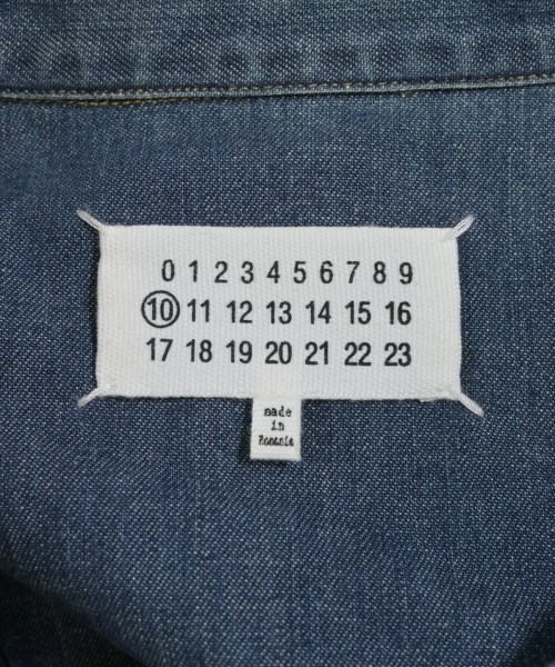 Maison Margiela（メゾンマルジェラ）カジュアルシャツ 青 サイズ:39(M位) メンズ/2200614045468