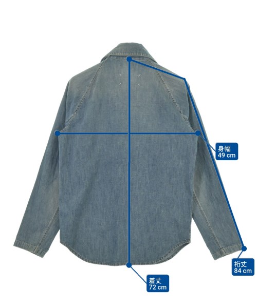 Maison Margiela（メゾンマルジェラ）デニムジャケット 青 サイズ:46(M位) メンズ/2200614045529