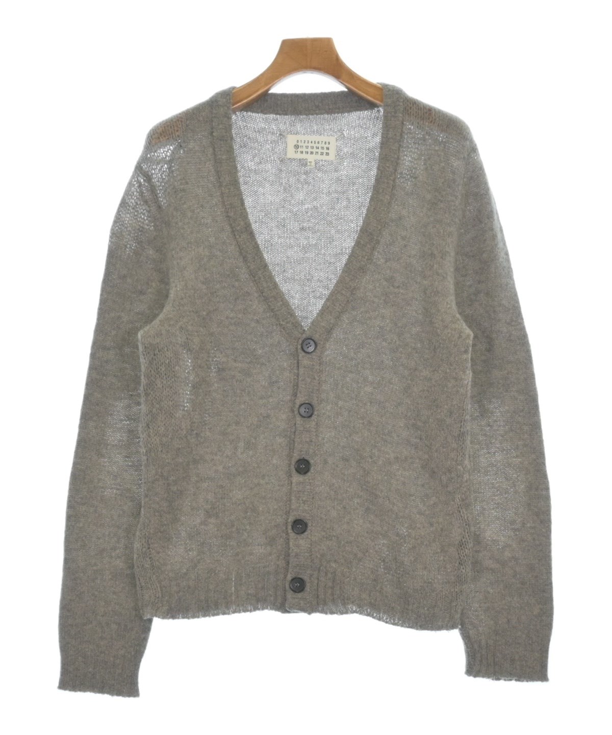 M メゾンマルジェラ カーディガン　グレー Maison Margiela（メゾンマルジェラ）カーディガン グレー サイズ:M
