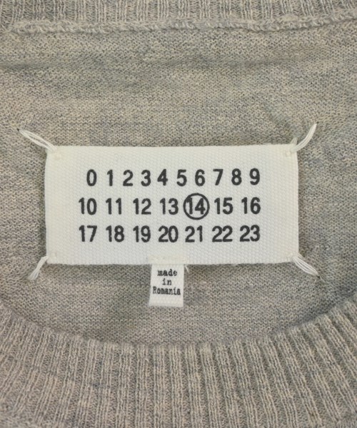 Maison Margiela（メゾンマルジェラ）ニット・セーター グレー サイズ:M メンズ/2200609028032
