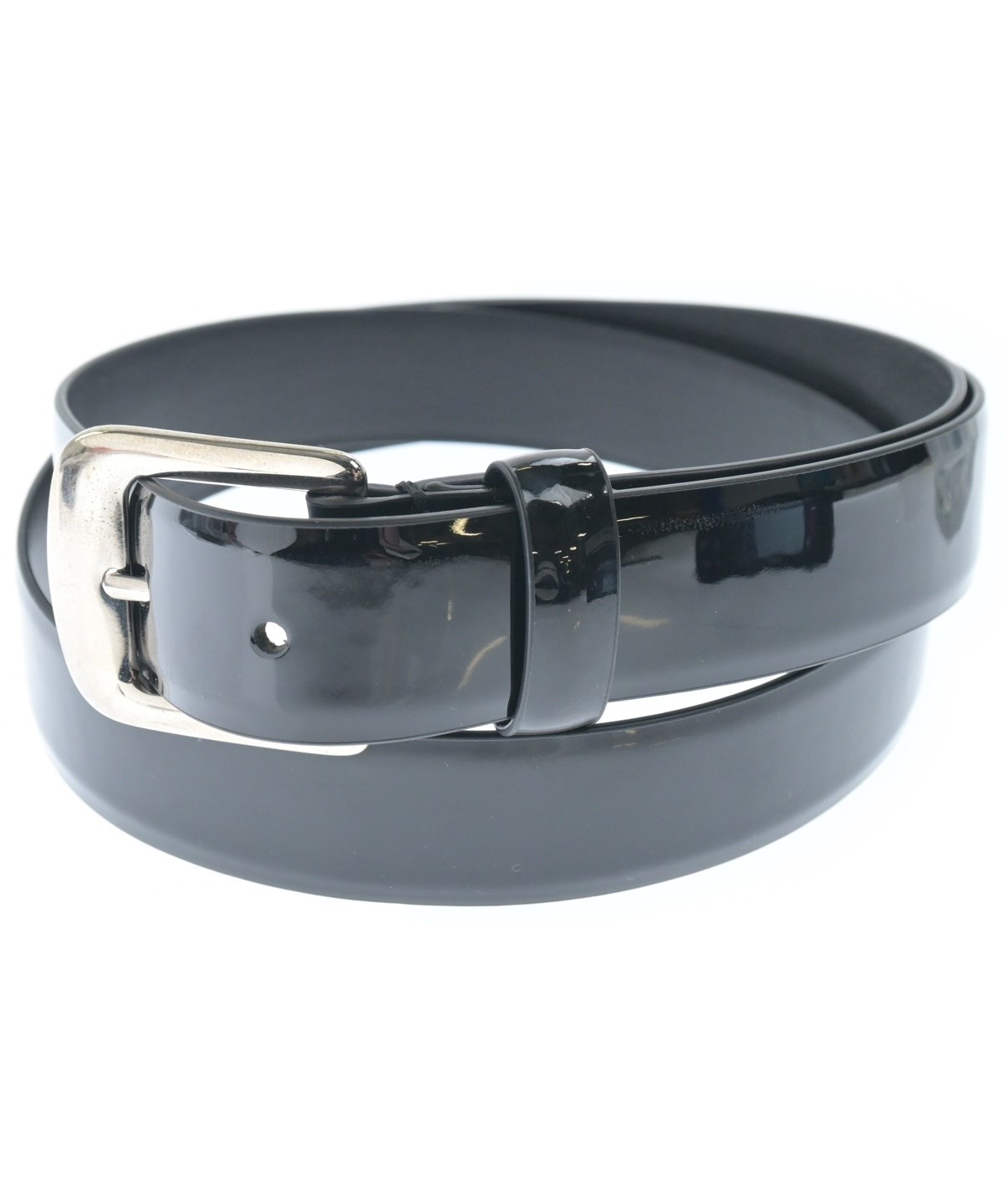 H2588P◾️メゾンマルジェラ ブラックレザーベルト Maison Margiela