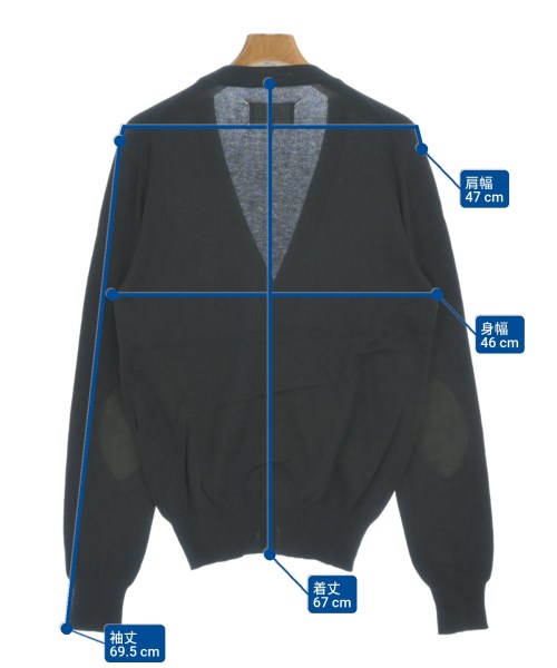 Maison Margiela（メゾンマルジェラ）カーディガン 黒 サイズ:S メンズ/2200633305017